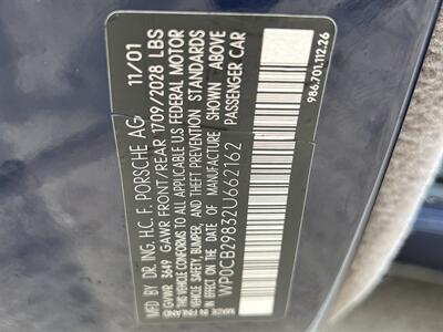 2002 Porsche Boxster S CONVERTIBLE LEATHER ONLY 57K MILES TEXAS CAR   - Photo 28 - Houston, TX 77031