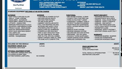 2021 Ford Expedition MAX LIMITED 4X4 8 PASS ONLY 36K MILES MSRP $69795   - Photo 7 - Houston, TX 77031