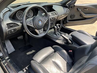 2007 BMW 650i CONVERTIBLE SPORTS PKG CWP HUD ONLY 76K MILES   - Photo 29 - Houston, TX 77031