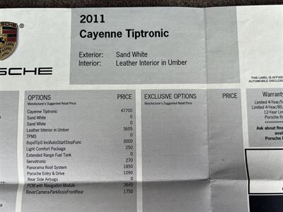 2011 Porsche Cayenne TIPTRONIC ONLY 44K MLS NAV PANO REARCAM MSRP 64185 - Photo 30 - Houston, TX 77031