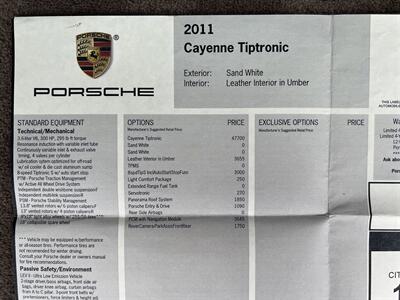2011 Porsche Cayenne TIPTRONIC ONLY 44K MLS NAV PANO REARCAM MSRP 64185 - Photo 27 - Houston, TX 77031