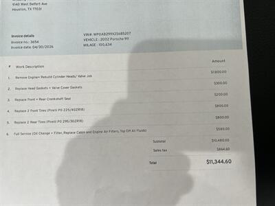2002 Porsche 911 TURBO AUTO SERVICE RECORDS NEW TIRES RUNS GREAT !!   - Photo 6 - Houston, TX 77031