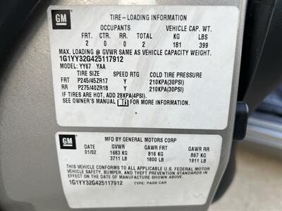 2002 Chevrolet Corvette CONVERTIBLE AUTO MICHELIN TIRES AUTO ONLY 82K MLS   - Photo 35 - Houston, TX 77031