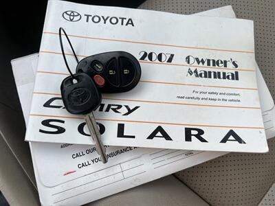 2007 Toyota Camry SOLARA SLE V6 CONVERTIBLE HTD SEATS LTHR 72K MILES   - Photo 38 - Houston, TX 77031