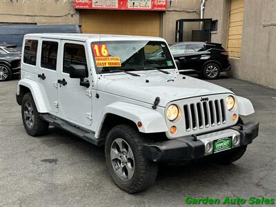 2016 Jeep Wrangler SAHARA SUV