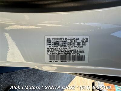 2014 Honda Odyssey EX-L w/Navi   - Photo 23 - Santa Cruz, CA 95060