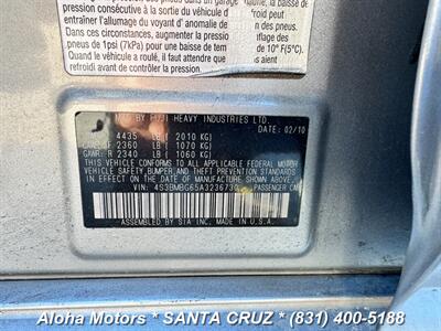 2010 Subaru Legacy 2.5i Premium   - Photo 22 - Santa Cruz, CA 95060