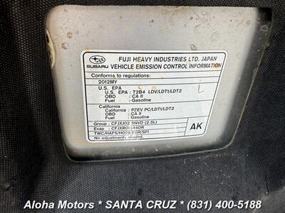 2012 Subaru Outback 2.5i Premium   - Photo 22 - Santa Cruz, CA 95060
