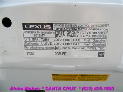 2012 Lexus RX 350   - Photo 35 - Santa Cruz, CA 95060