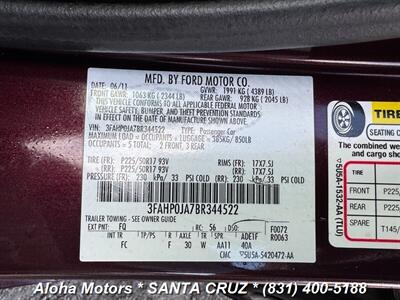 2011 Ford Fusion SEL - Photo 21 - Santa Cruz, CA 95060