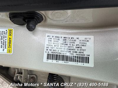 2013 Honda Accord EX-L w/Navi   - Photo 22 - Santa Cruz, CA 95060
