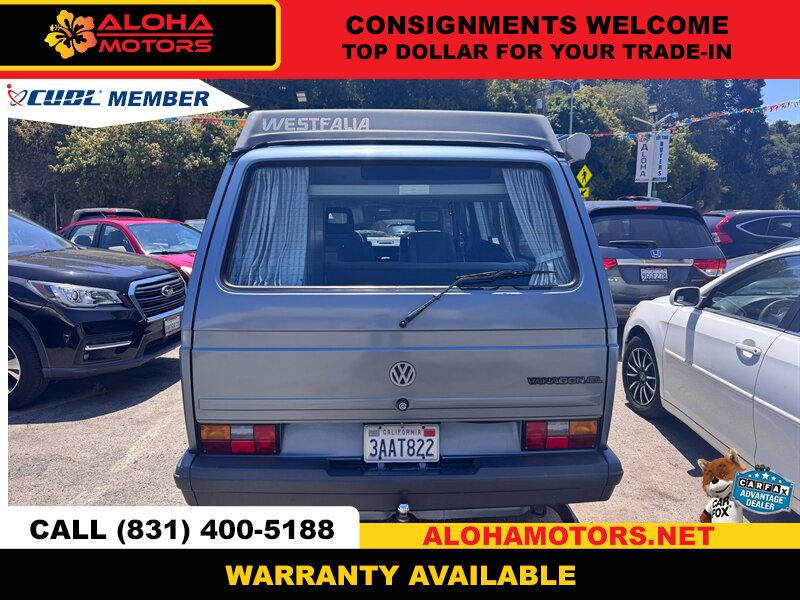 1989 Volkswagen Vanagon GL Camper