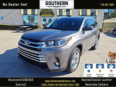 2018 Toyota Highlander Limited   - Photo 1 - Woodstock, GA 30188