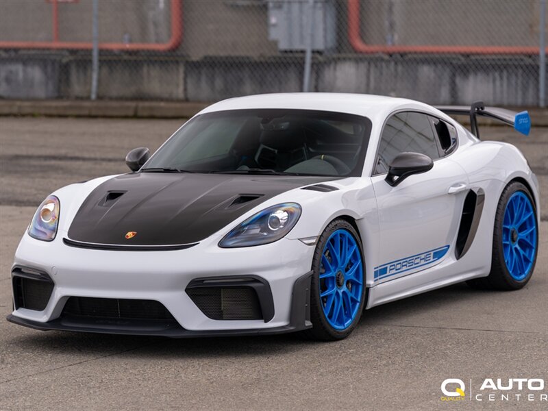 White 2023 Porsche 718 Cayman GT4 RS RWD Coupe Rear-Wheel Drive Automatic