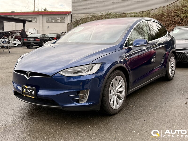 Deep Blue Metallic 2019 Tesla Model X 75D AWD SUV / Crossover All-Wheel Drive Automatic