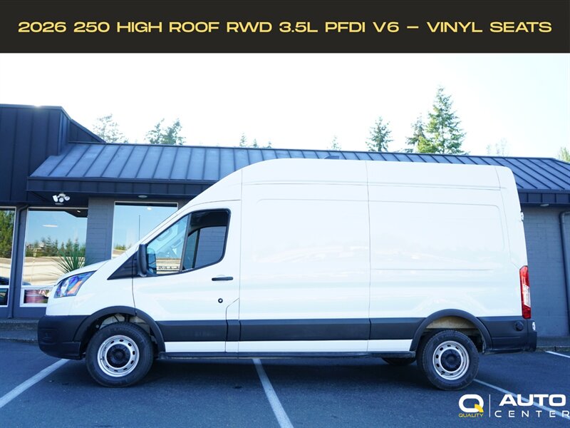 Oxford White 2026 Ford Transit Cargo Van Rear-Wheel Drive Automatic