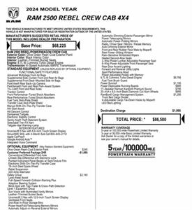 2024 RAM 2500 Rebel, 6.7 CUMMINS DIESEL 4X4 (OLIVE GREEN) LOADED   - Photo 7 - Rancho Cordova, CA 95742