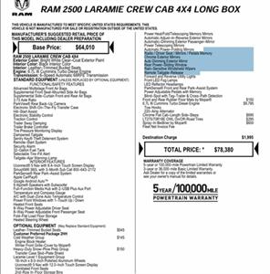 2024 RAM 2500 Laramie 6.7 Cummins Diesel 4x4 LB, $800s/month OAC   - Photo 8 - Rancho Cordova, CA 95742