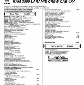 2019 RAM 3500 Laramie, 4X4 6.7 CUMMINS DIESEL   - Photo 18 - Rancho Cordova, CA 95742