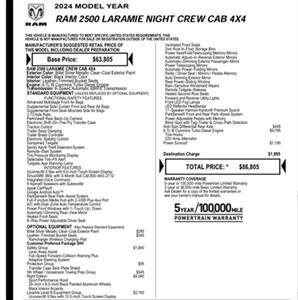 2024 RAM 2500 Laramie, 6.7 CUMMINS 4X4, SHELL IS NOT INCLUDED - Photo 7 - Rancho Cordova, CA 95742