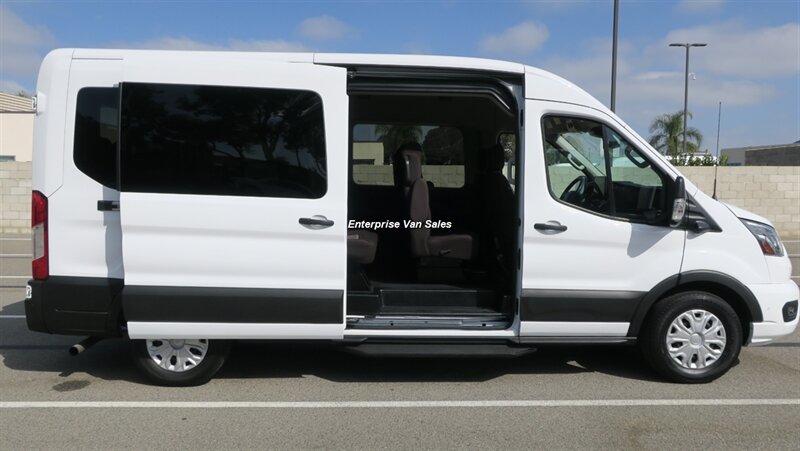 2023 Ford Transit 350 XLT  Mid Roof 14 Passenger Captain Seats