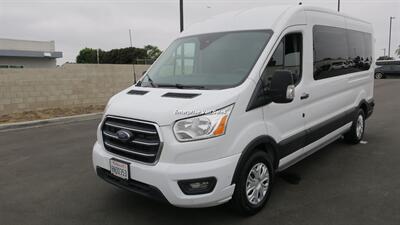 2020 Ford Transit 350 XLT  Mid Roof 12 Passenger Captain Seats - Photo 4 - Long Beach, CA 90807