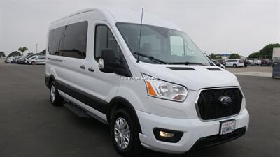 2021 Ford Transit 350 XLT  Mid Roof 8 Passenger Captain Seats - Photo 3 - Long Beach, CA 90807