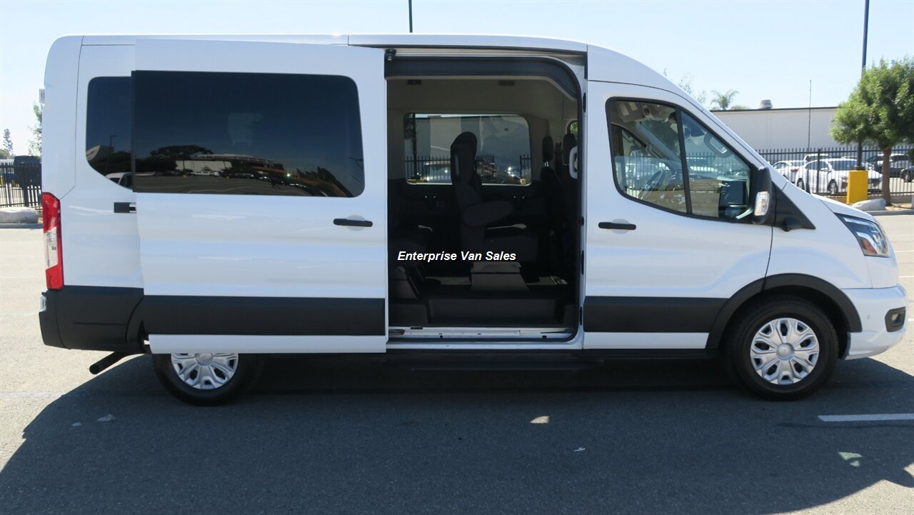 2023 Ford Transit 350 XLT  Mid Roof 10 Passenger Captain Seats - Photo 1 - Long Beach, CA 90807