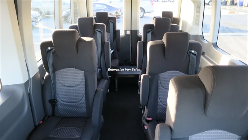 2023 Ford Transit 350 XLT  Mid Roof 9 Passenger Captain Seats