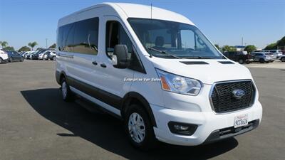 2022 Ford Transit 350 XLT  Mid Roof 8 Passenger Captain Seats - Photo 3 - Long Beach, CA 90807