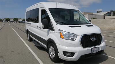 2021 Ford Transit 350 XLT  Mid Roof 10 Passenger Captain Seats - Photo 3 - Long Beach, CA 90807