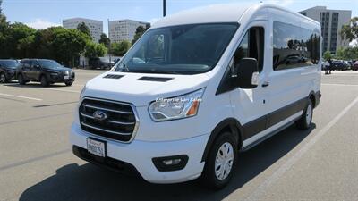 2020 Ford Transit 350 XLT  Mid Roof 10 Passenger Captain Seats - Photo 9 - Long Beach, CA 90807