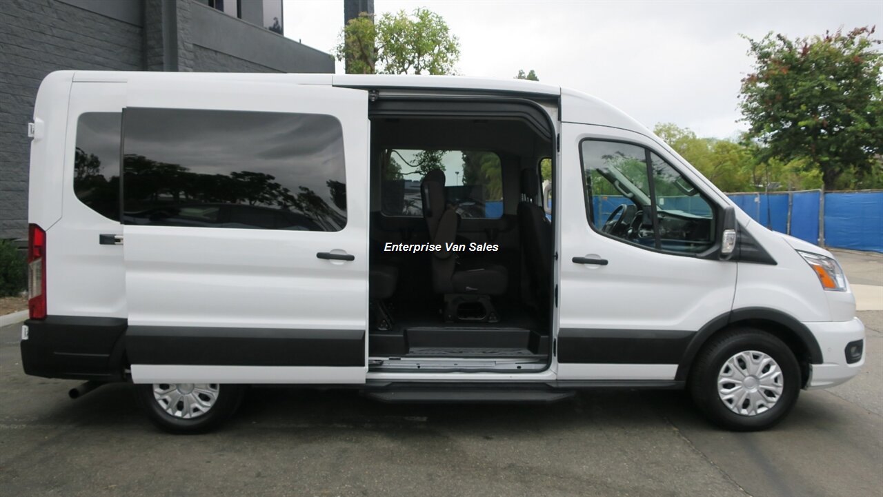 2022 Ford Transit 350 XLT  Mid Roof 10 Passenger Captain Seats - Photo 1 - Long Beach, CA 90807