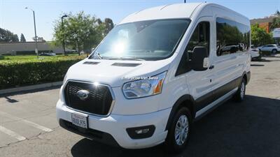 2021 Ford Transit 350 XLT  Mid Roof 8 Passenger Captain Seats - Photo 4 - Long Beach, CA 90807