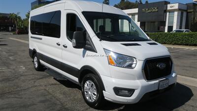2021 Ford Transit 350 XLT  Mid Roof 8 Passenger Captain Seats - Photo 3 - Long Beach, CA 90807