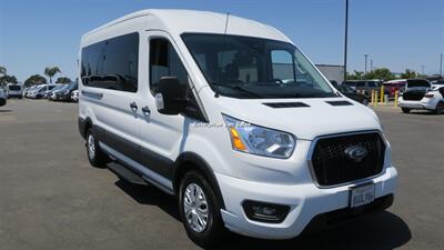 2021 Ford Transit 350 XLT  Mid Roof 10 Passenger Captain Seats - Photo 3 - Long Beach, CA 90807