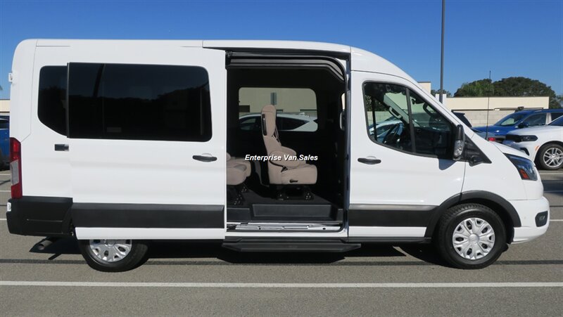2023 Ford Transit 350 XLT  Mid Roof 10 Passenger Captain Seats