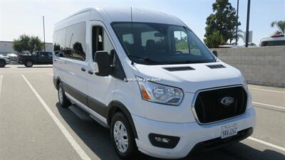 2022 Ford Transit 350 XLT  Mid Roof 10 Passenger Captain Seats - Photo 3 - Long Beach, CA 90807