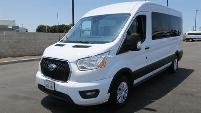 2021 Ford Transit 350 XLT  Mid Roof 10 Passenger Captain Seats - Photo 4 - Long Beach, CA 90807