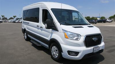 2021 Ford Transit 350 XLT  Mid Roof 10 Passenger Captain Seats - Photo 3 - Long Beach, CA 90807