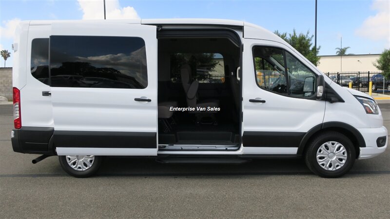 2023 Ford Transit 350 XLT  Mid Roof 10 Passenger Captain Seats
