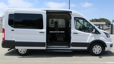 2023 Ford Transit 350 XLT  Mid Roof 14 Passenger Captain Seats