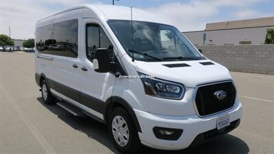 2023 Ford Transit 350 XLT  Mid Roof 14 Passenger Captain Seats - Photo 3 - Long Beach, CA 90807