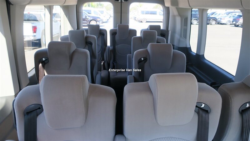 2023 Ford Transit 350 XLT  Mid Roof 12 Passenger Captain Seats