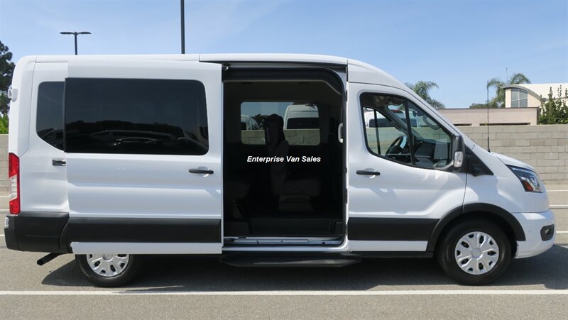 2023 Ford Transit 350 XLT  Mid Roof 14 Passenger Captain Seats