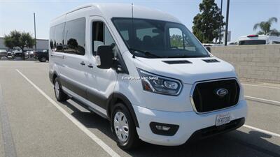 2023 Ford Transit 350 XLT  Mid Roof 14 Passenger Captain Seats - Photo 3 - Long Beach, CA 90807