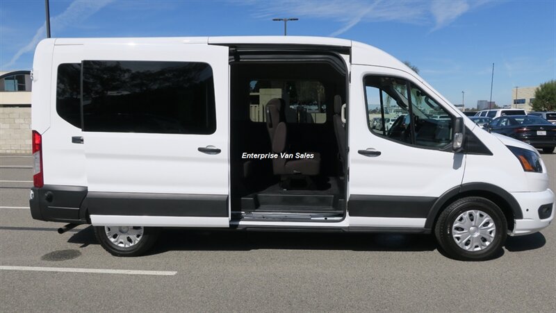 2024 Ford Transit 350 XLT  Mid Roof 12 Passenger Captain Seats