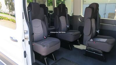 2023 Ford Transit 350 XLT  Mid Roof 9 Passenger Captain Seats - Photo 19 - Long Beach, CA 90807