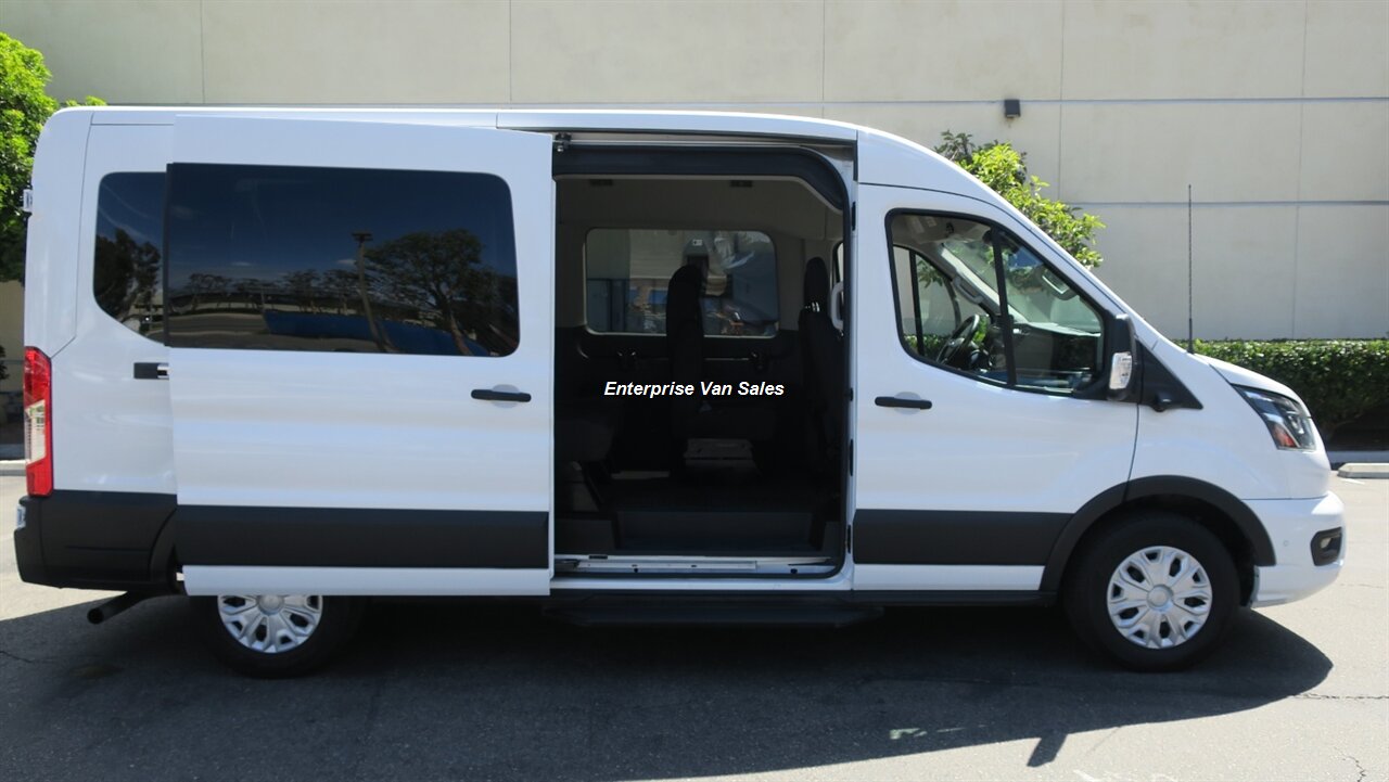 2023 Ford Transit 350 XLT  Mid Roof 9 Passenger Captain Seats - Photo 1 - Long Beach, CA 90807