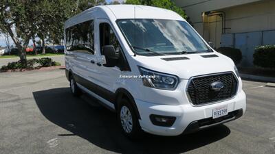 2023 Ford Transit 350 XLT  Mid Roof 9 Passenger Captain Seats - Photo 3 - Long Beach, CA 90807